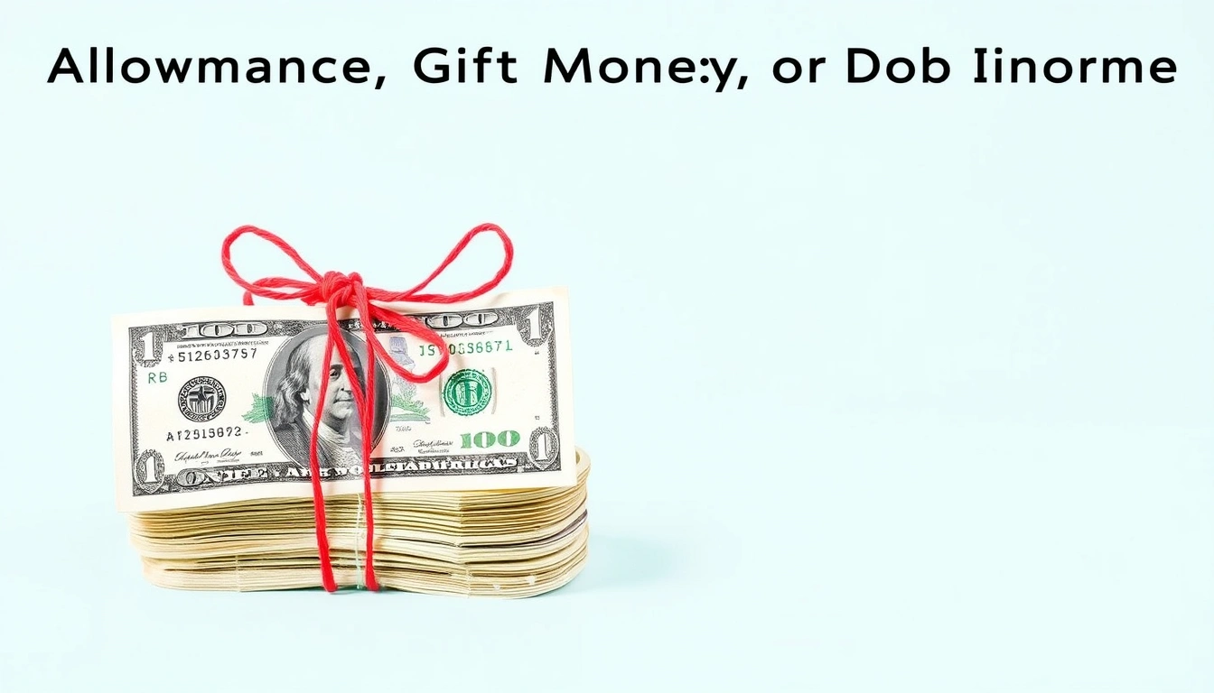 Allowance, Gift Money, or Job Income: How Teens Can Manage Different Sources of Money Allowance, Gift Money, or Job Income: How Teens Can Manage Different Sources of Money