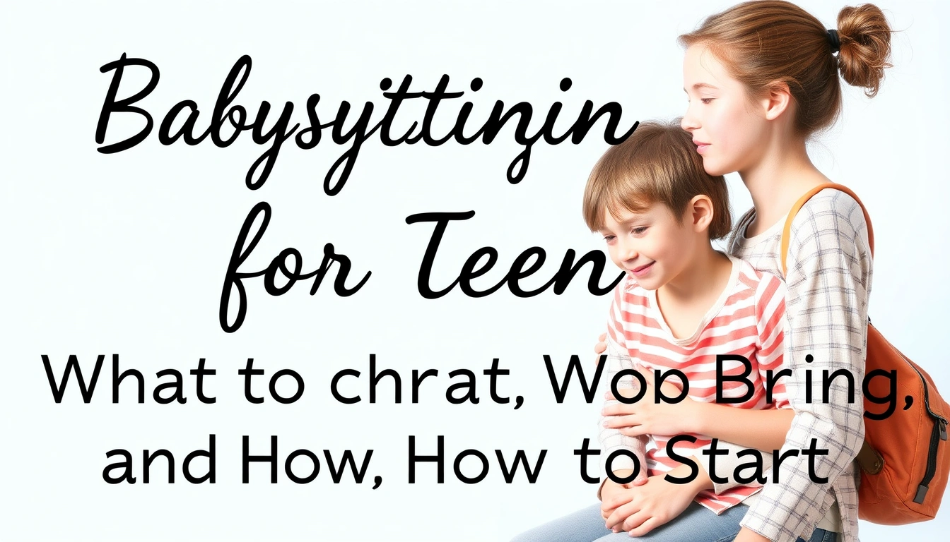 Babysitting for Teens: What to Charge, What to Bring, and How to Start