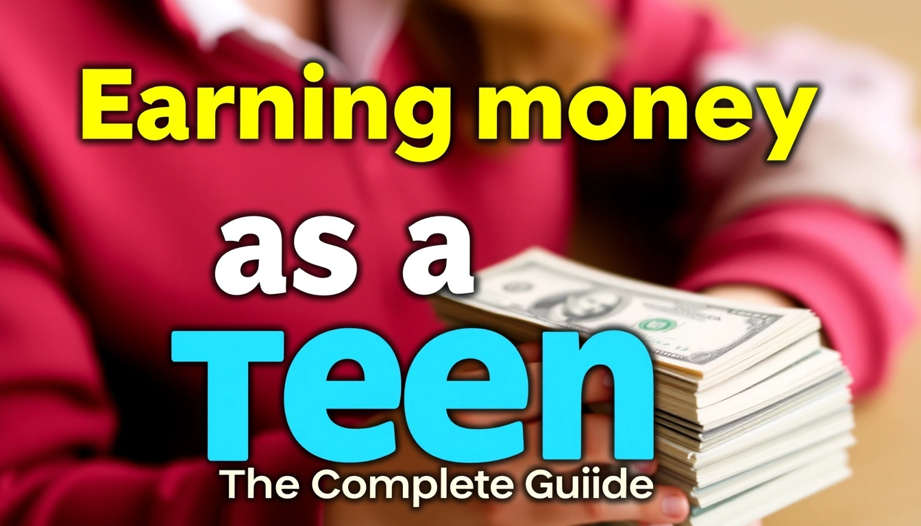 Earning money as a teen — The Complete Guide