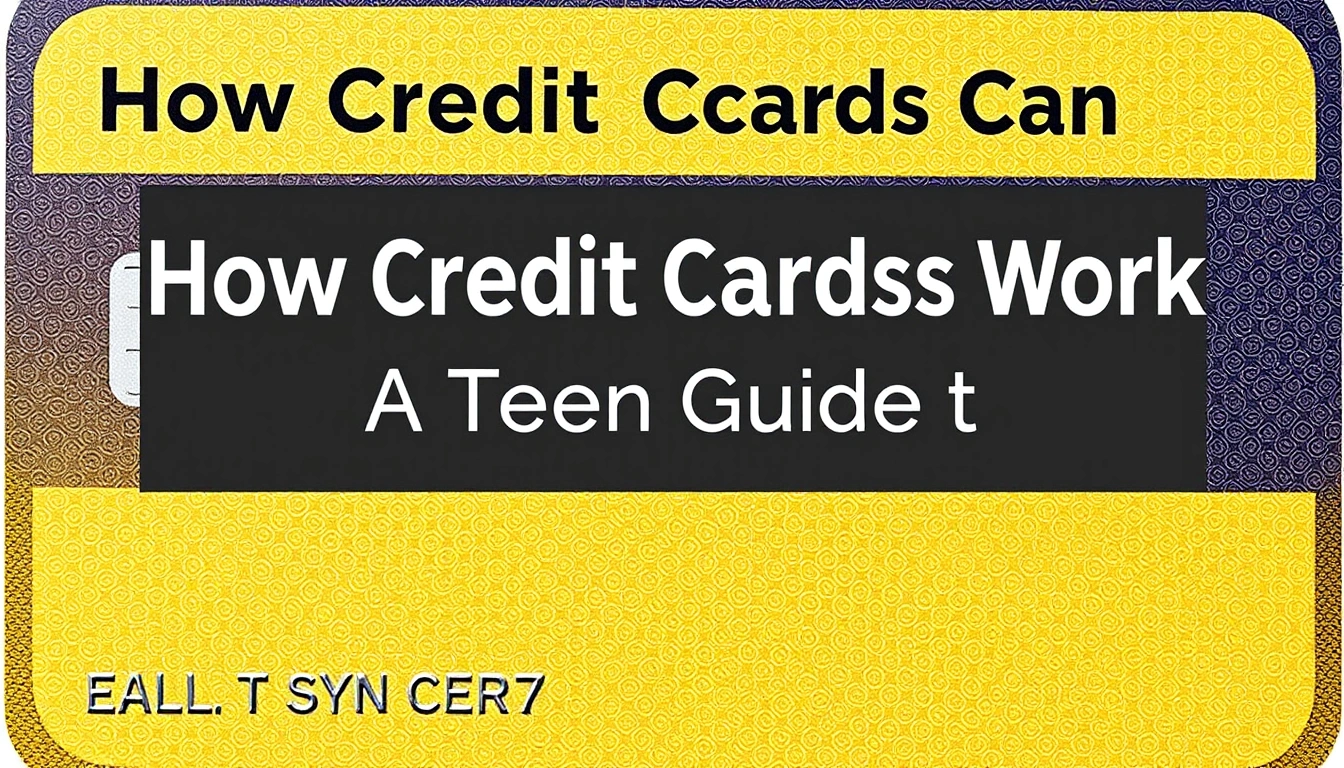 How Credit Cards Work: A Teen Guide to Borrowing and Interest How Credit Cards Work: A Teen Guide to Borrowing and Interest