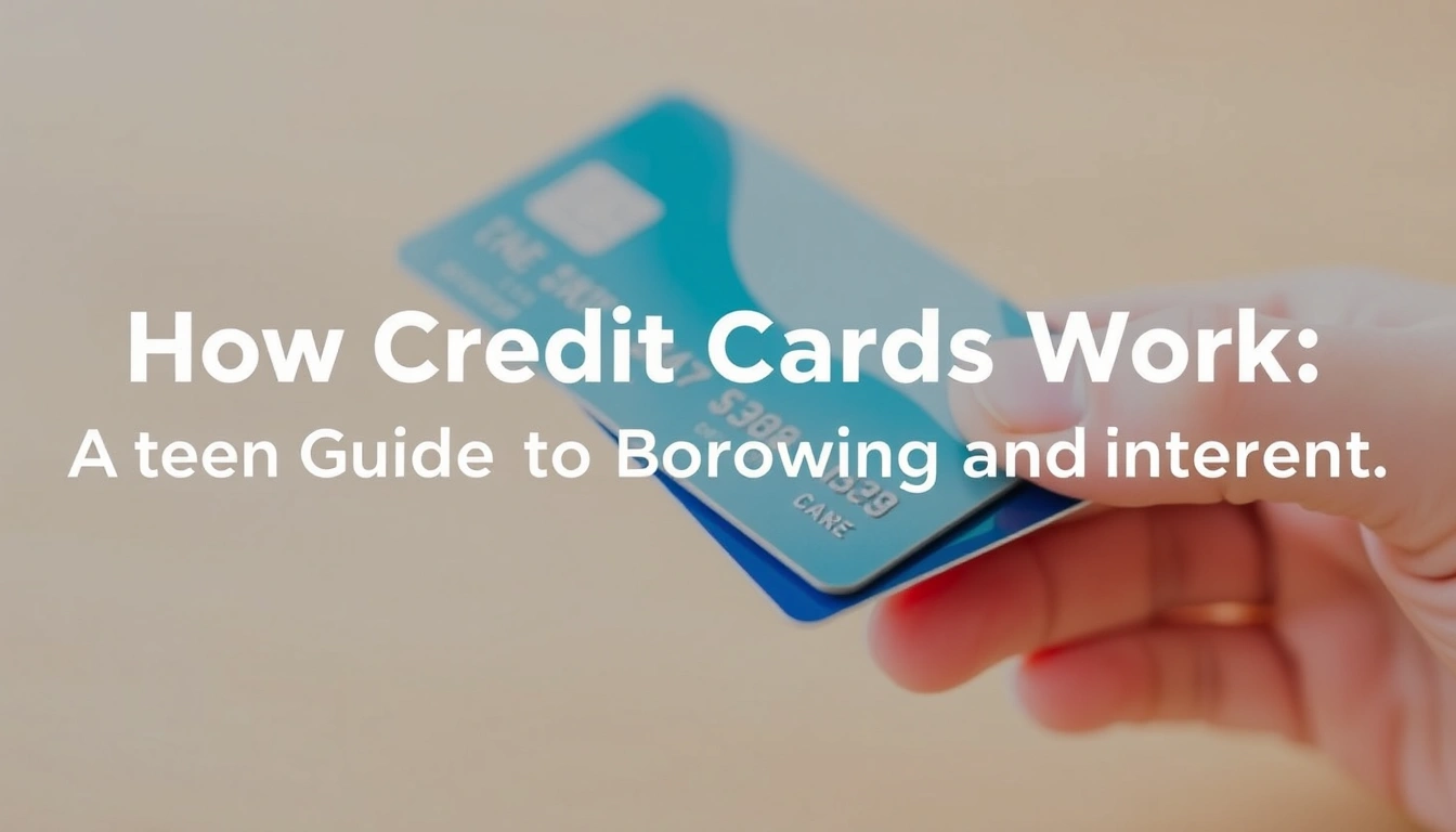 How Credit Cards Work: A Teen Guide to Borrowing and Interest How Credit Cards Work: A Teen Guide to Borrowing and Interest