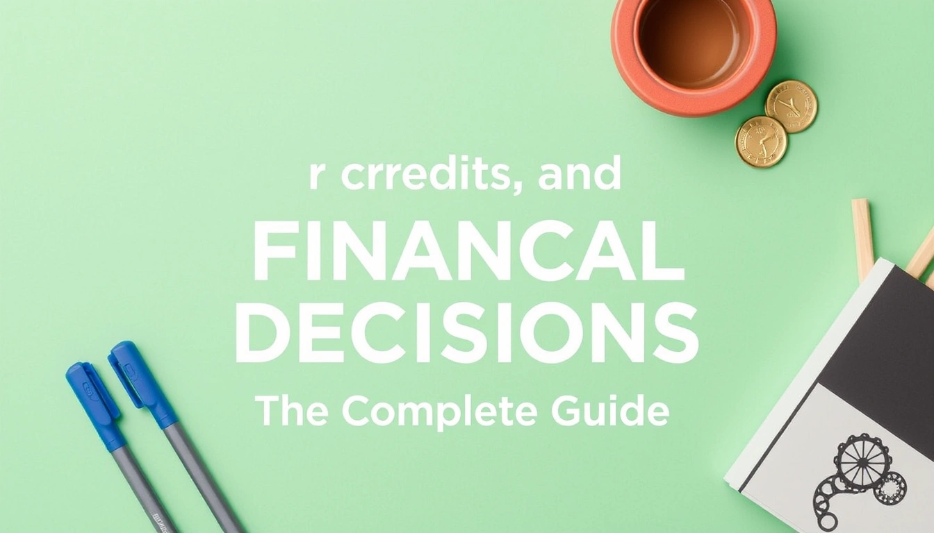 Spending, credit, and financial decisions — The Complete Guide Spending, credit, and financial decisions — The Complete Guide