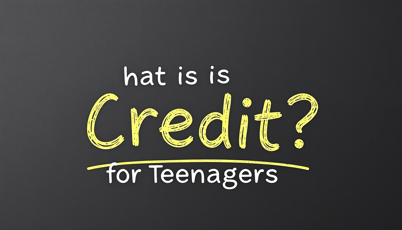 What Is Credit? A Simple Explanation for Teenagers What Is Credit? A Simple Explanation for Teenagers