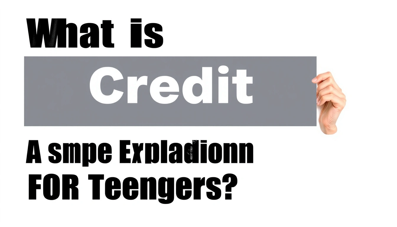 What Is Credit? A Simple Explanation for Teenagers What Is Credit? A Simple Explanation for Teenagers